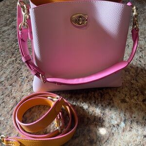 Willow Bucket Bag in Carnation multi